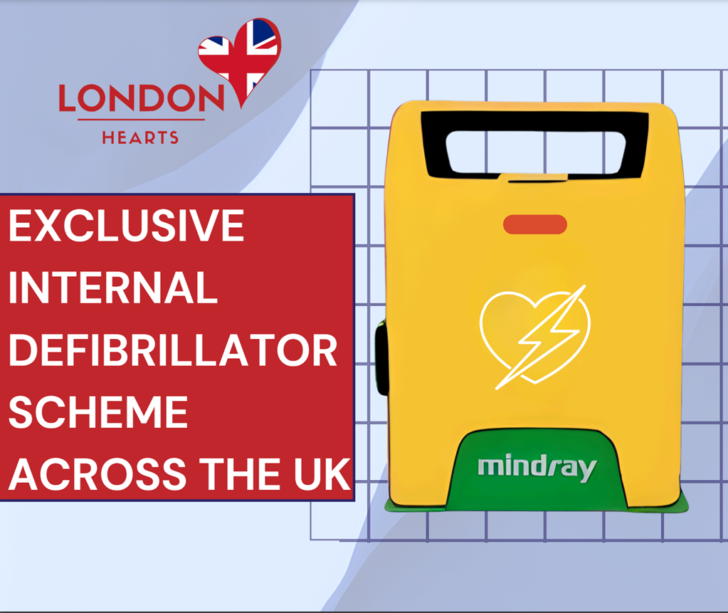 London Hearts Internal Defibrillator Scheme Front Picture