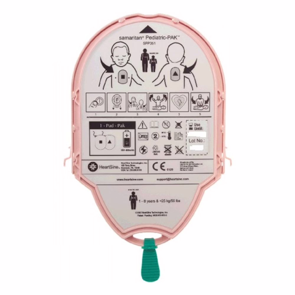 HeartSine Paediatric Pad-Pak™ Combined Battery & Electrode Cartridge