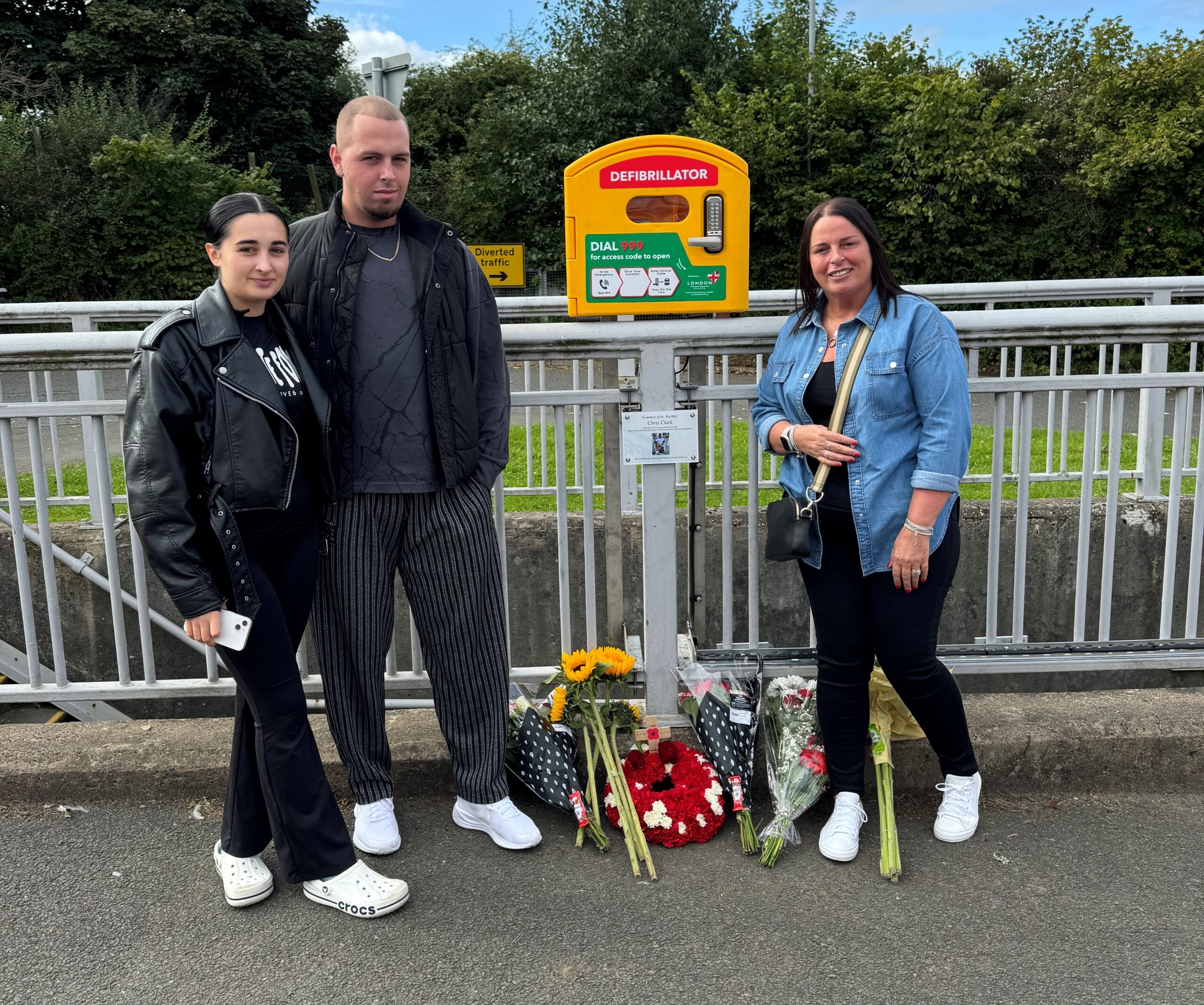 A defibrillator helping save lives in the community